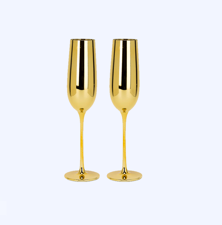 Gold Champagne Glass